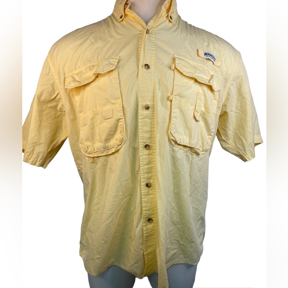 Magellan Sportswear Short Sleeve Fishing Shirt Men’s Small